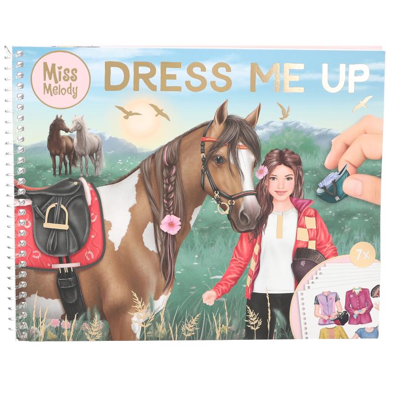 MISS MELODI DRESS ME UP STICKERBOG