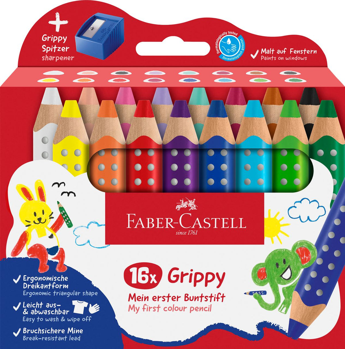 FABER-CASTELL GRIPPY 16. STK