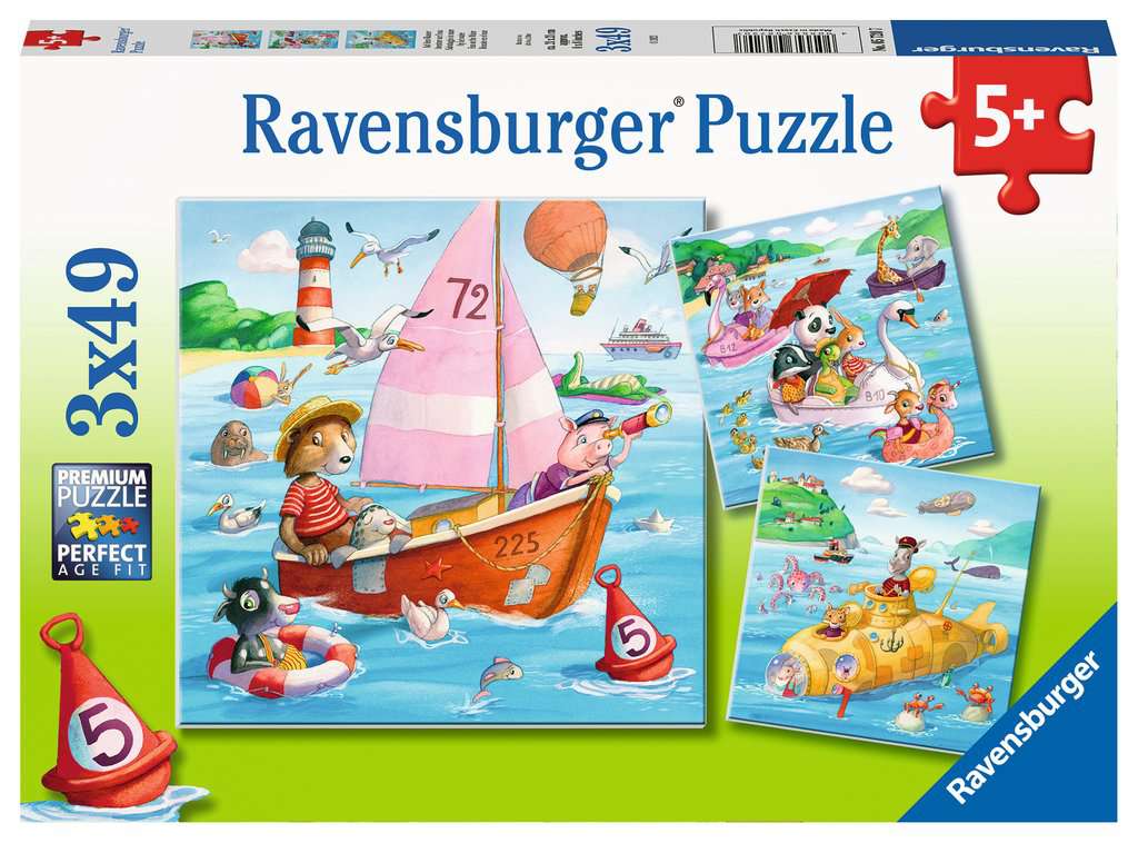 RAVENSBURGER WATERCRAFT 3X49 BRIKKER