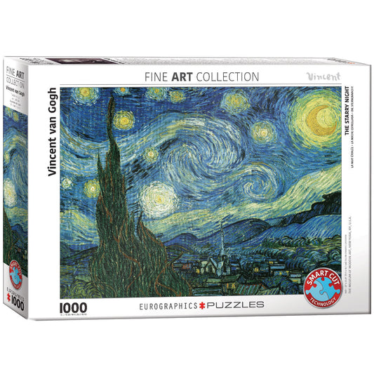 PUSLESPIL SMARTCUT NIGHT BY VAN GOGH 1000 BRIKKER