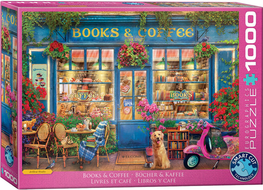 PUSLESPIL SMARTCUT BOOKS & COFFEE 1000 BRIKKER