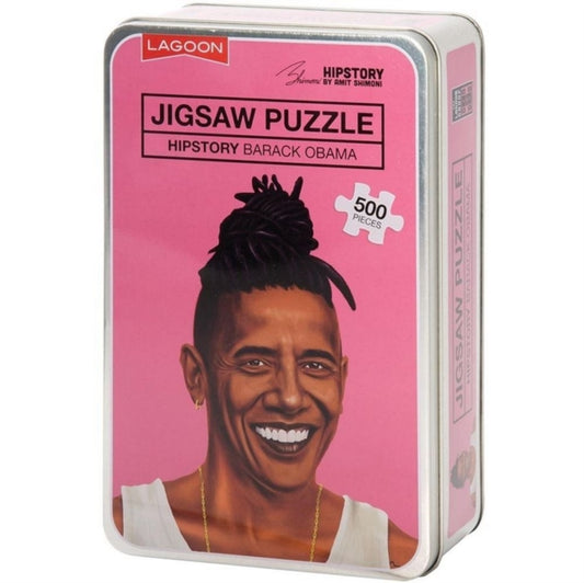 HIPSTORY JIGSAW OBAMA 500 BRIKKER