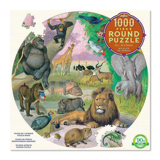RUNDT PUSLESPIL AFRIKA 1000PCS