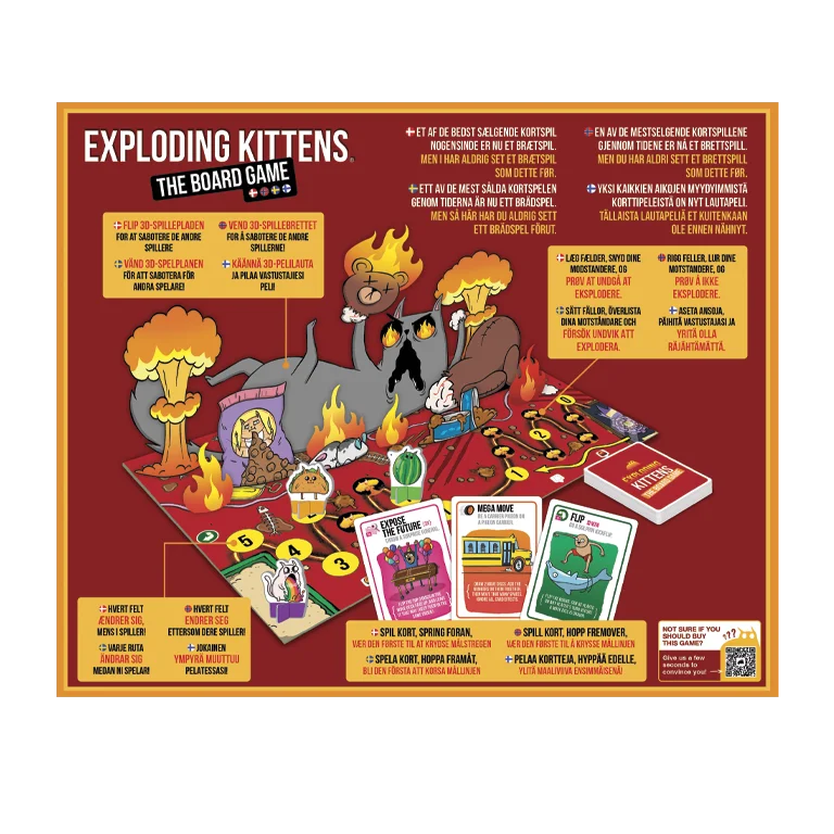 EXPLODING KITTENS THE BOARD GAME