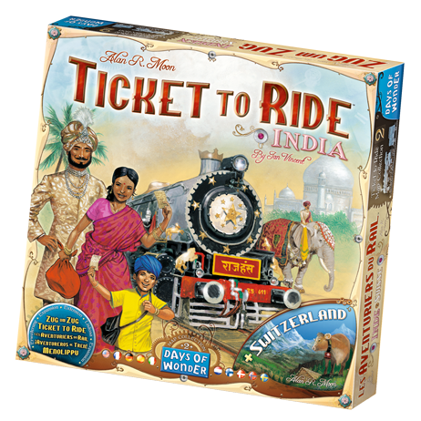 TICKET TO RIDE INDIA (UDVIDELSE)