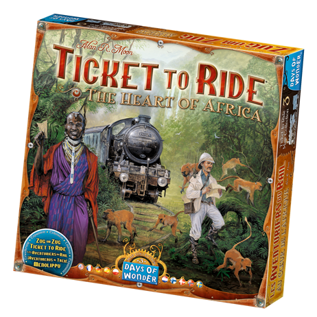 TICKET TO RIDE - THE HEART OF AFRICA (UDVIDELSE)