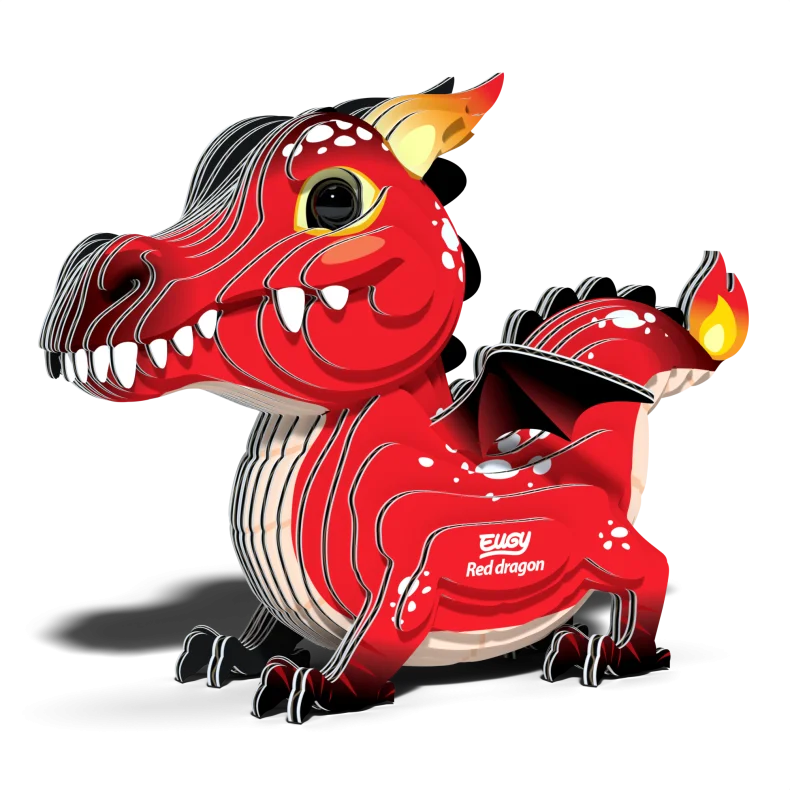 EUGY RED DRAGON 3D PUZZLE