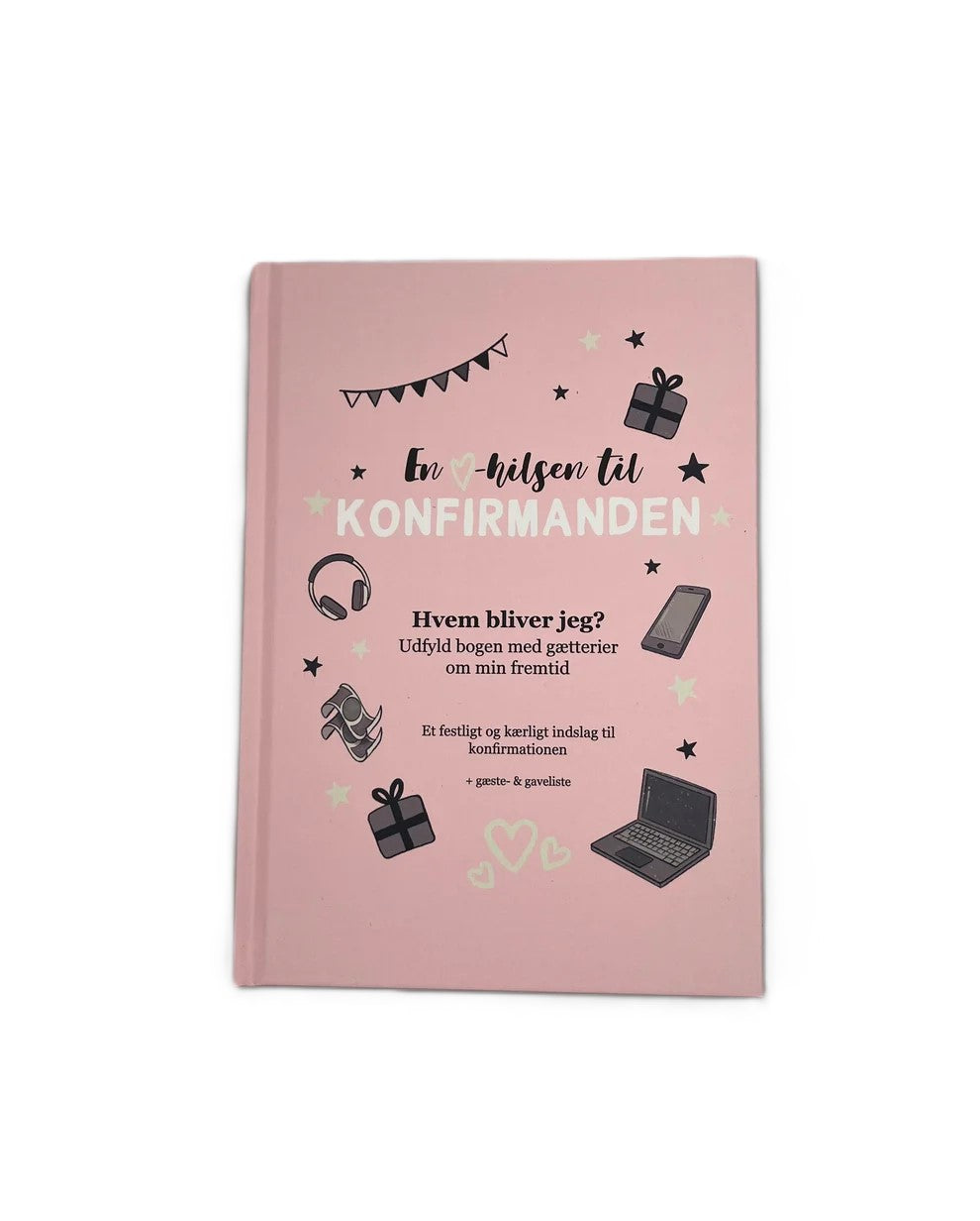 EN HILSEN TIL KONFIRMANDEN - ROSA