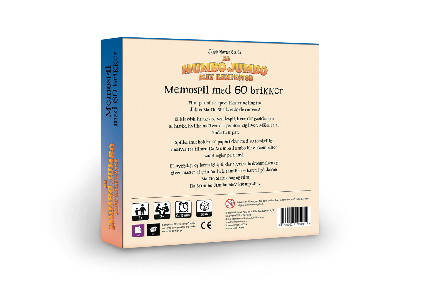 MUMBO JUMBO MEMOSPIL MED 60 BRIKKER