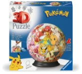 RAVENSBURGER POKEMON MULTICHARACTER 3D 72 BRIKKER