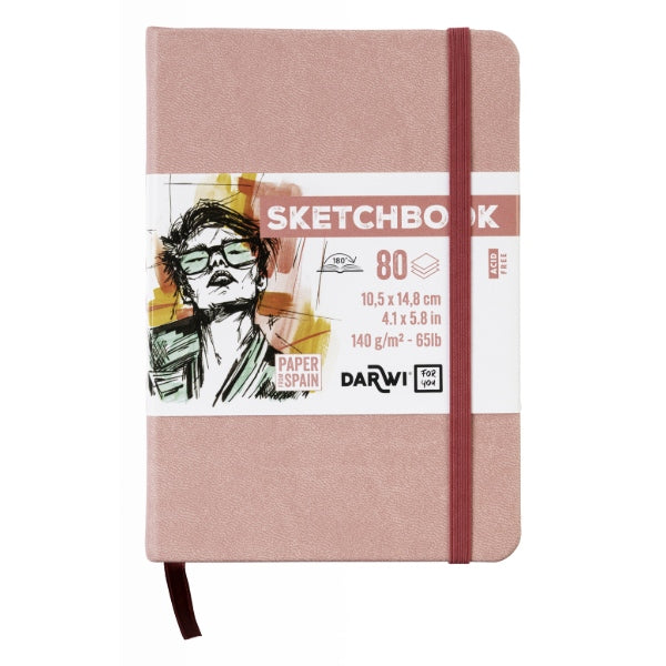DFY SKETCHBOOK A6 80SH 140G SOFT PINK