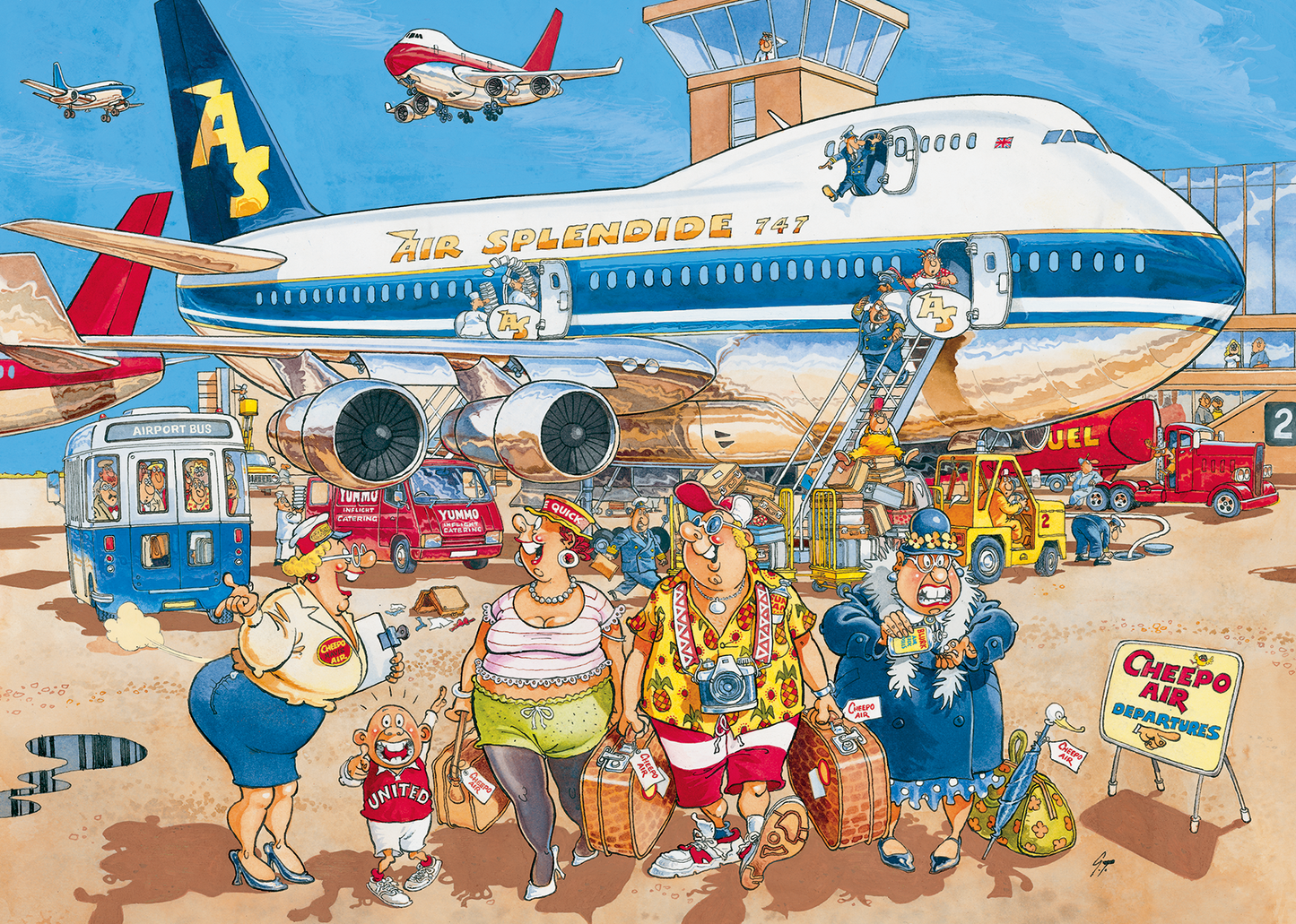 WASGIJ HAPPY HOLIDAYS! 1000 BRIKKER