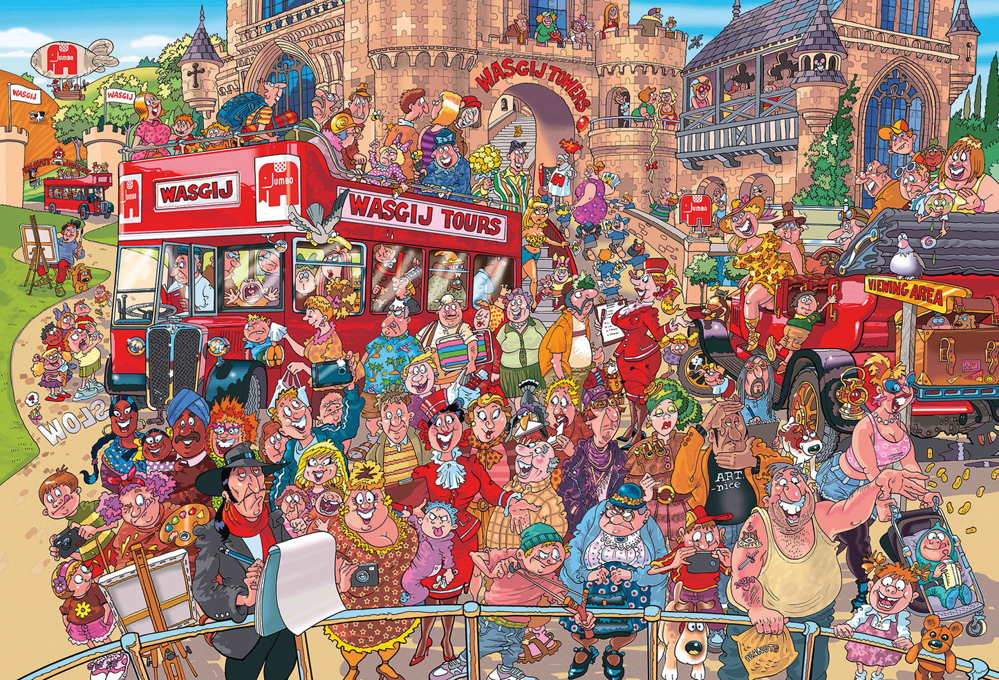 WASGIJ STUDIO TOUR! 1000 BRIKKER