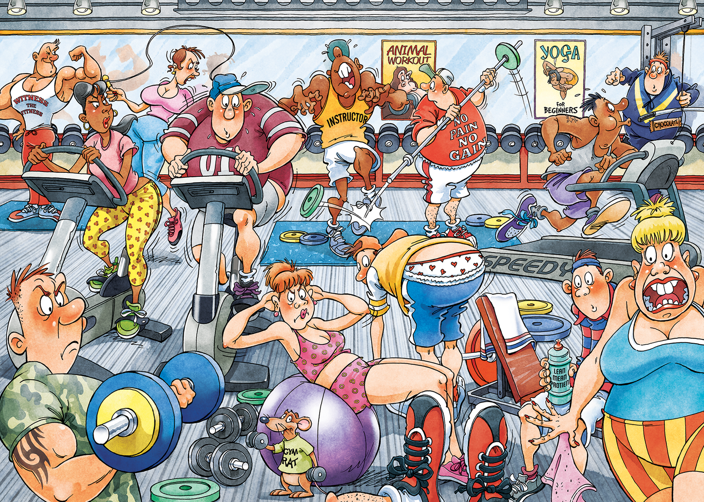 WASGIJ DROPPING THE WEIGHT! 1000 BRIKKER