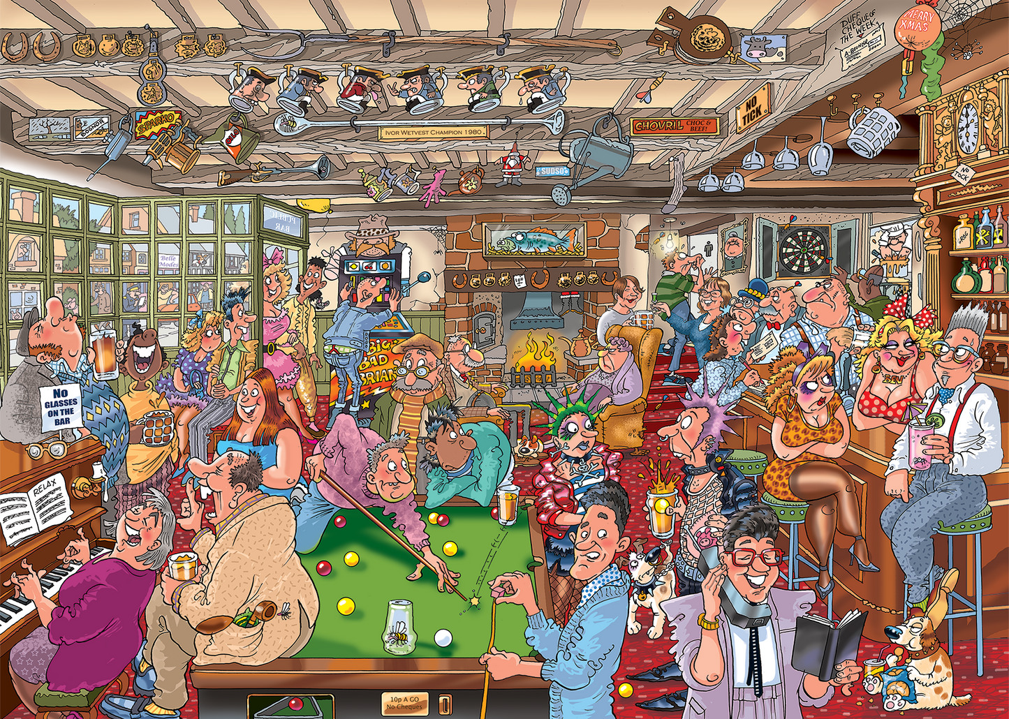 WASGIJ DESTINY THE PUZZLERS ARMS 1000 BRIKKER