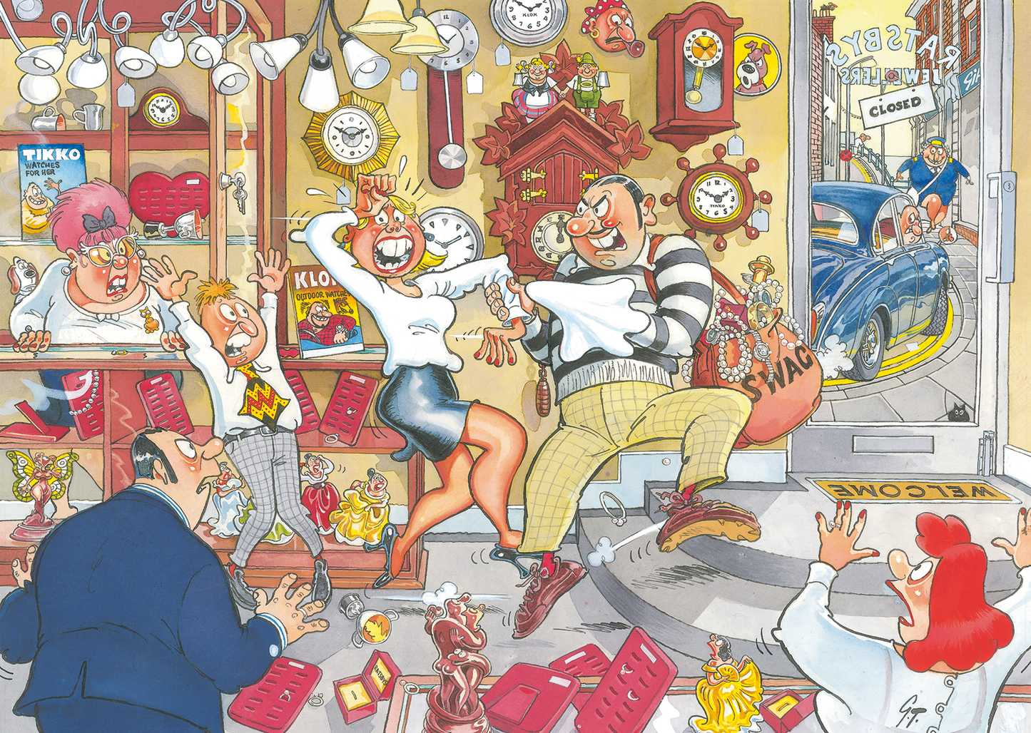 WASGIJ MYSTERY STOP THE CLOCK! 1000 BRIKKER