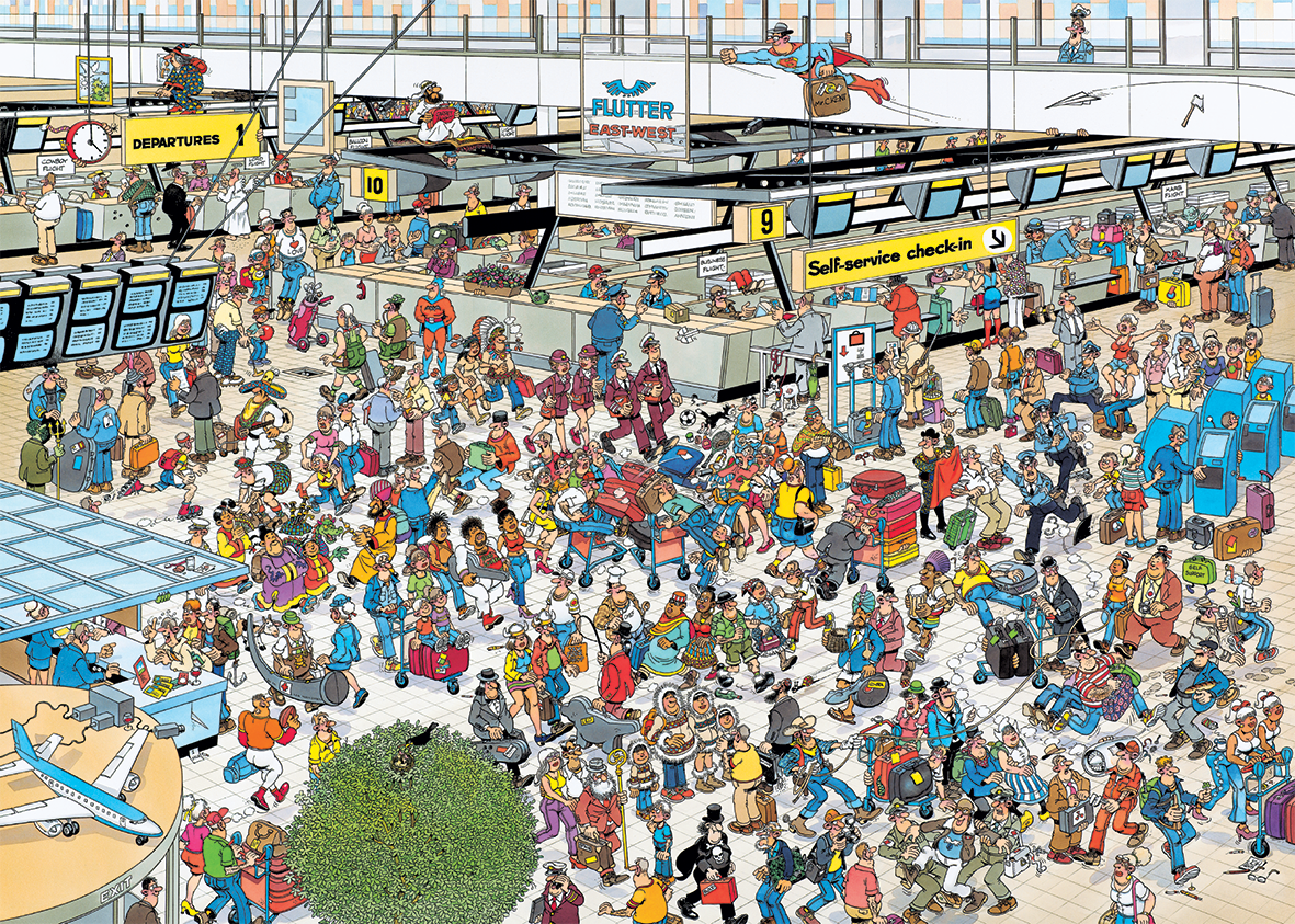 JVH DEPARTURE HALL 1000 BRIKKER