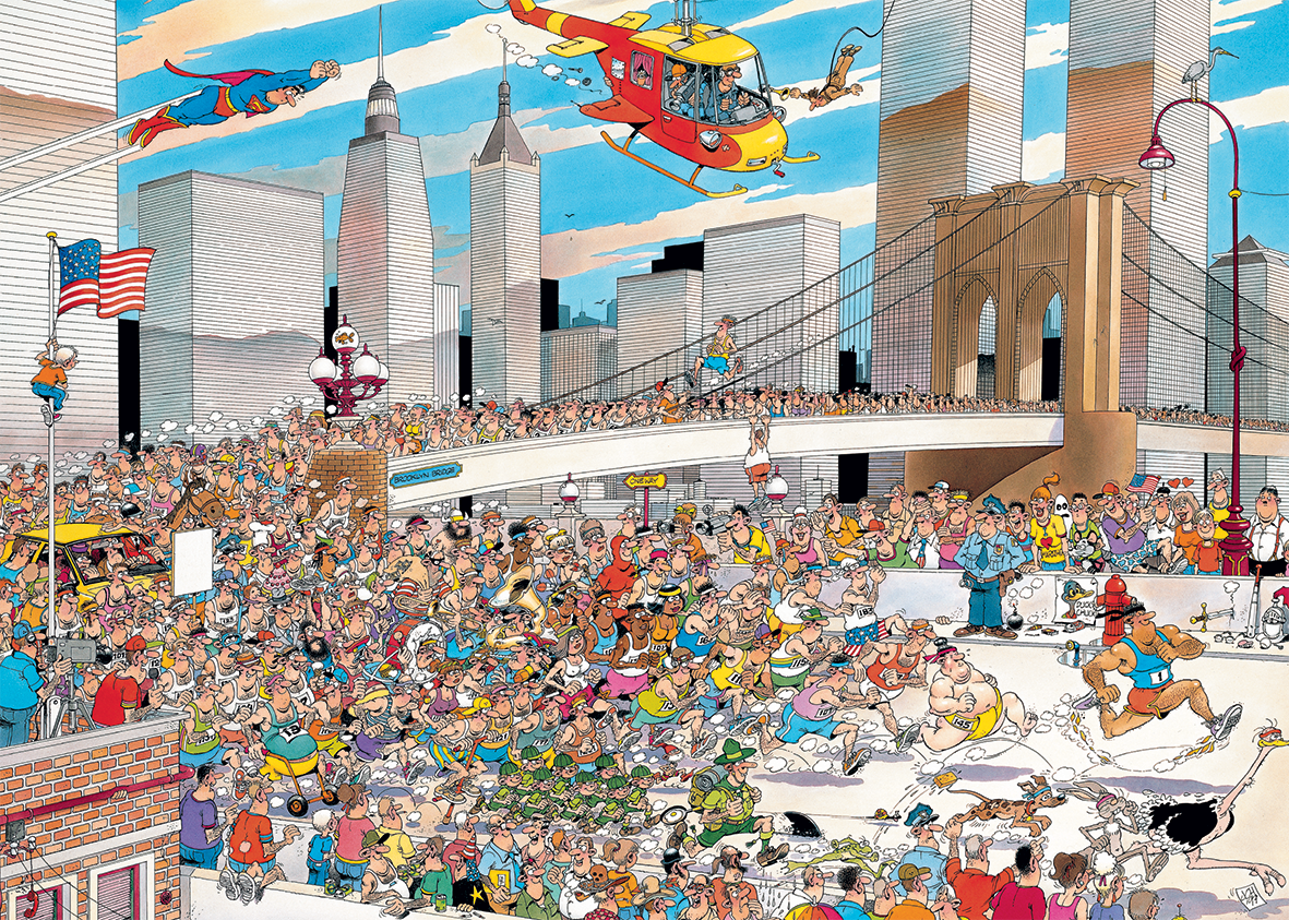 JVH NEW YORK MARATHON 1000 BRIKKER