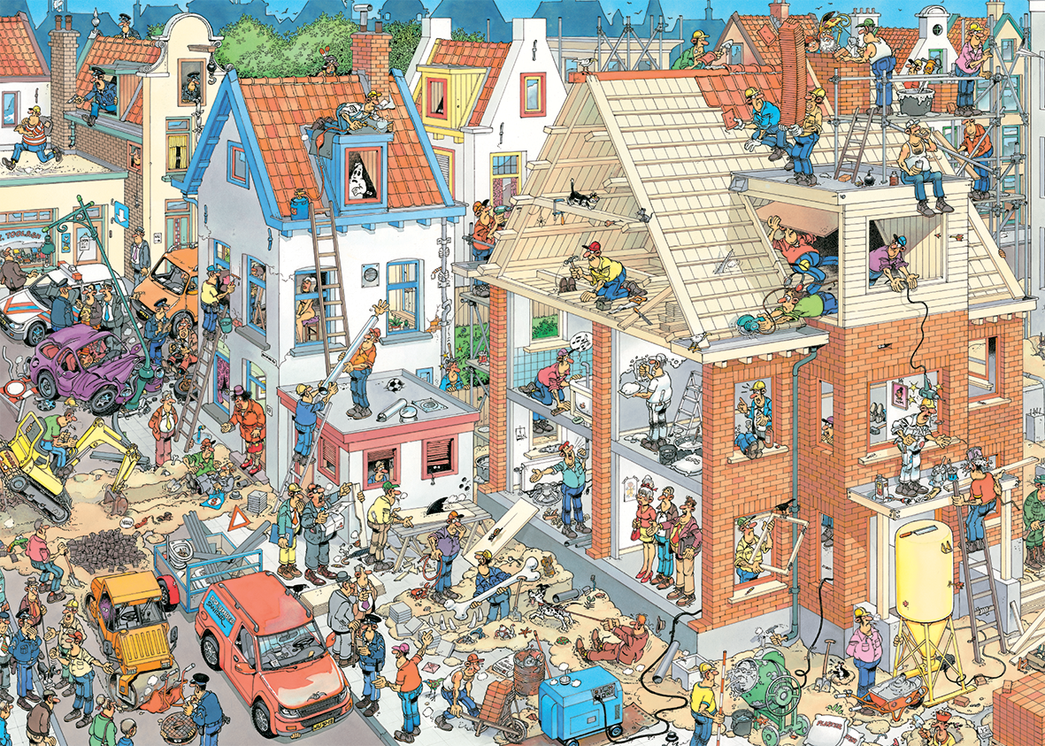 JVH THE BUILDING SITE 1000 BRIKKER