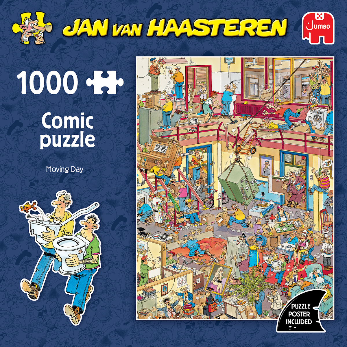 JAN VAN HAASTEREN MOVING DAY 1000 BRIKKER