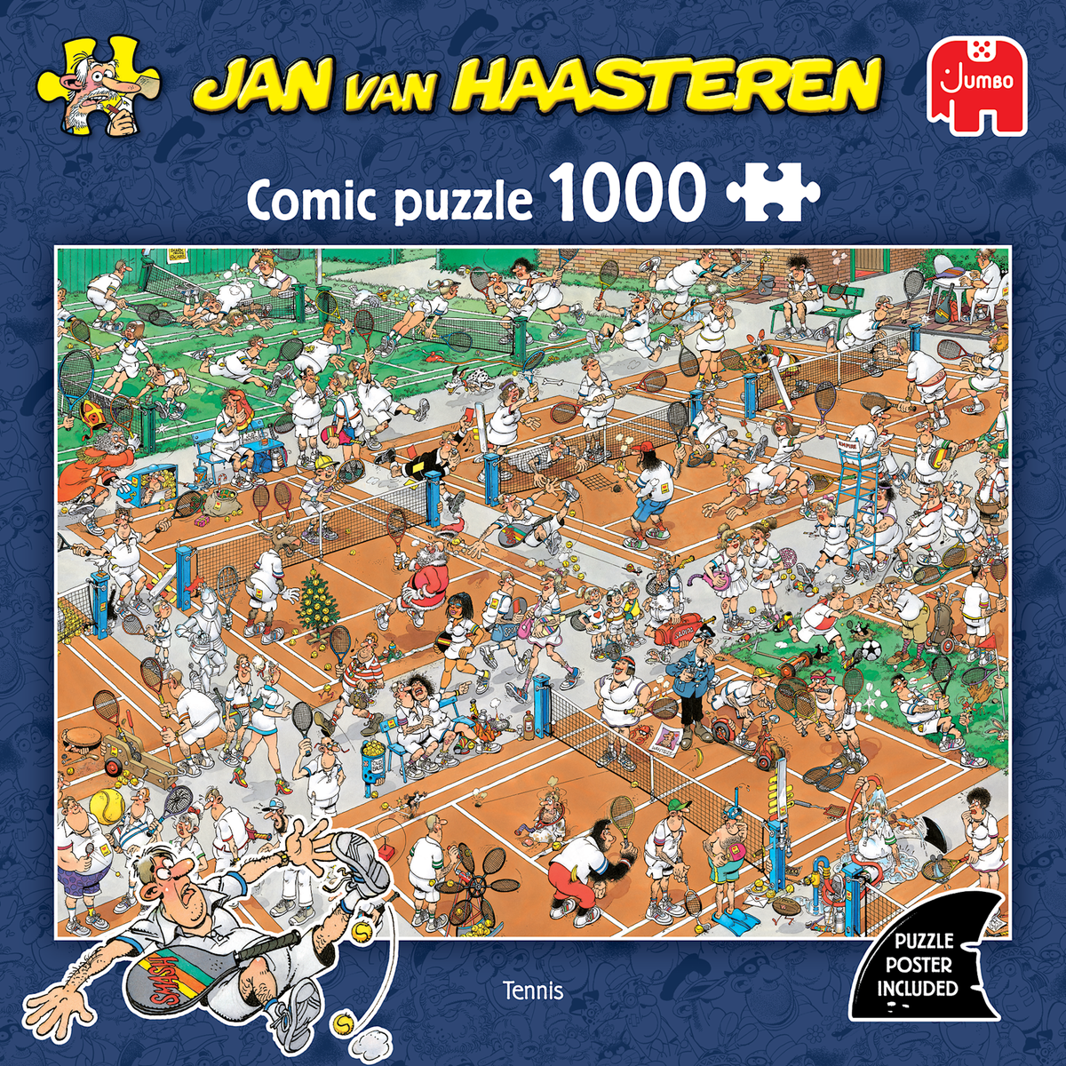 JAN VAN HAASTEREN TENNIS 1000 BRIKKER