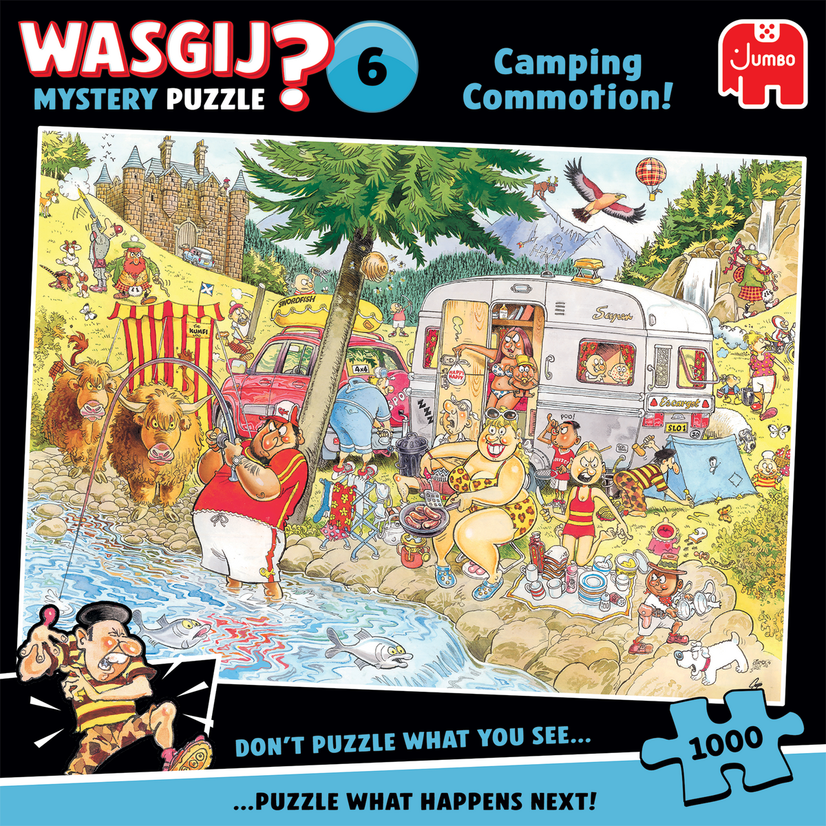 WASGIJ CAMPING COMMOTION 1000 BRIKKER