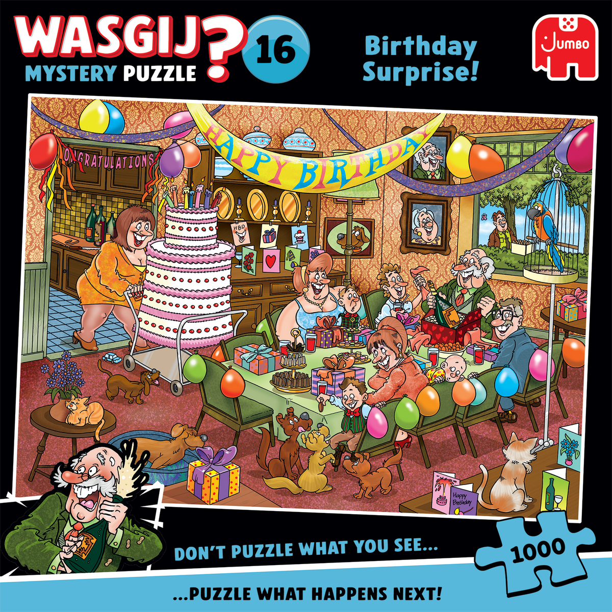 WASGIJ BIRTHDAY SUPRISE 1000 BRIKKER