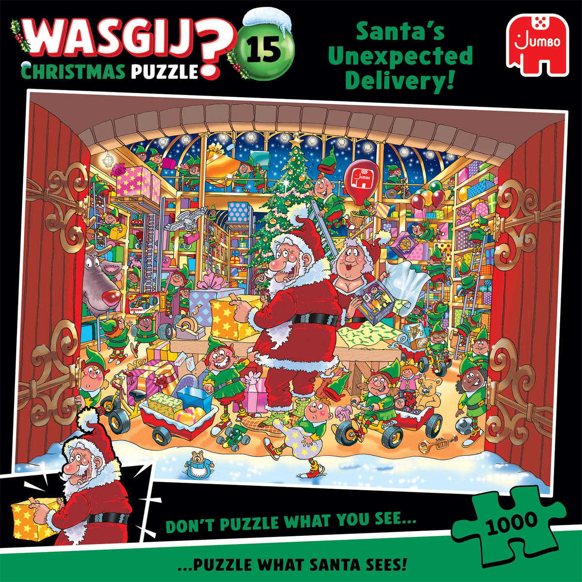 WASGIJ SANTAS UNEXPECTED DELIVERY 1000 BRIKKER