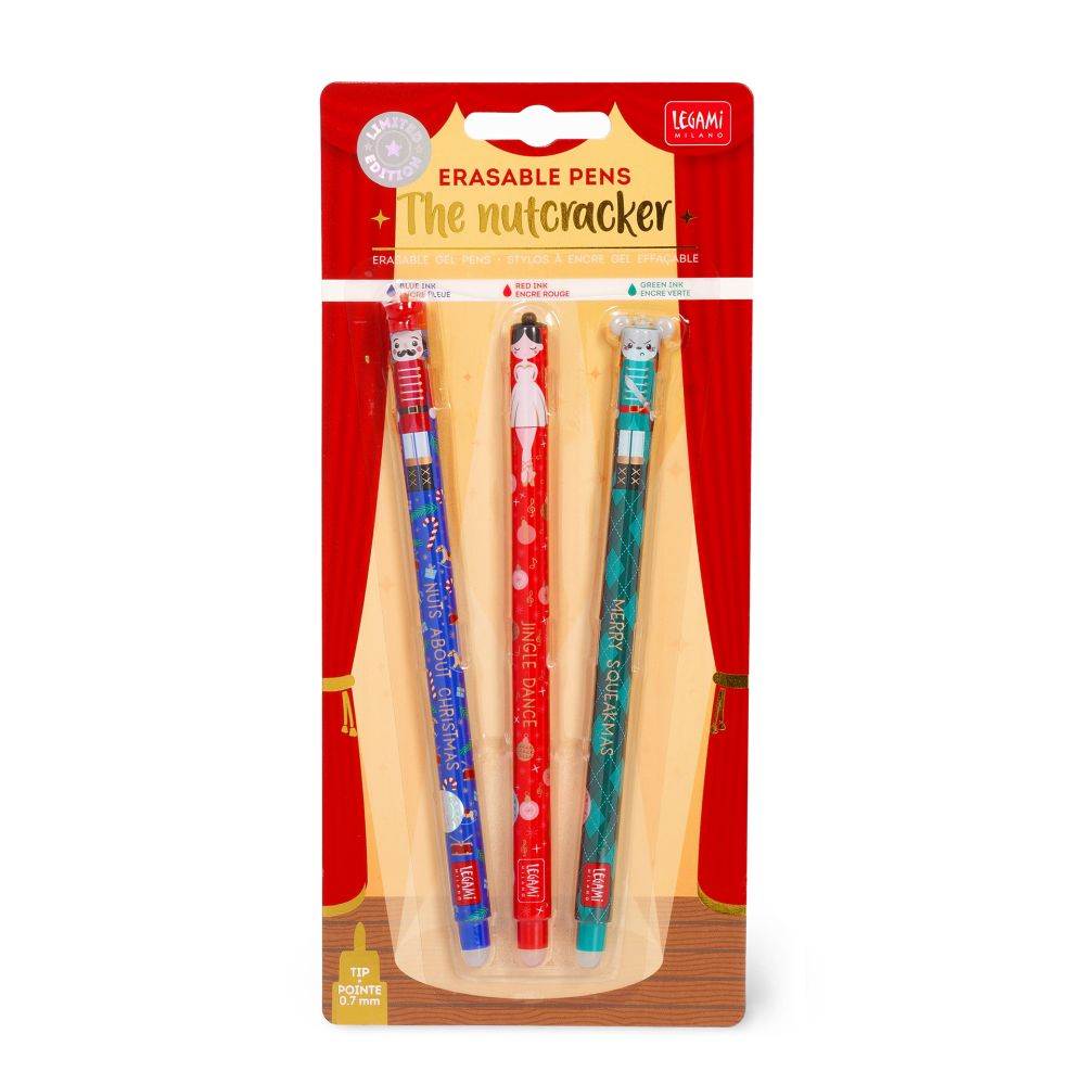 LEGAMI ERASABLE PEN 3-PACK CHRISTMAS