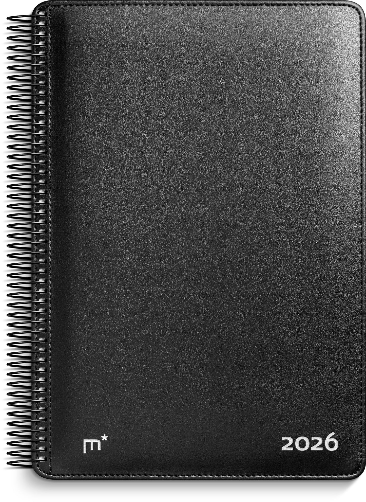 DIPLOMAT UGEKALENDER SORT KUNSTSKIND 2026 SPIRAL