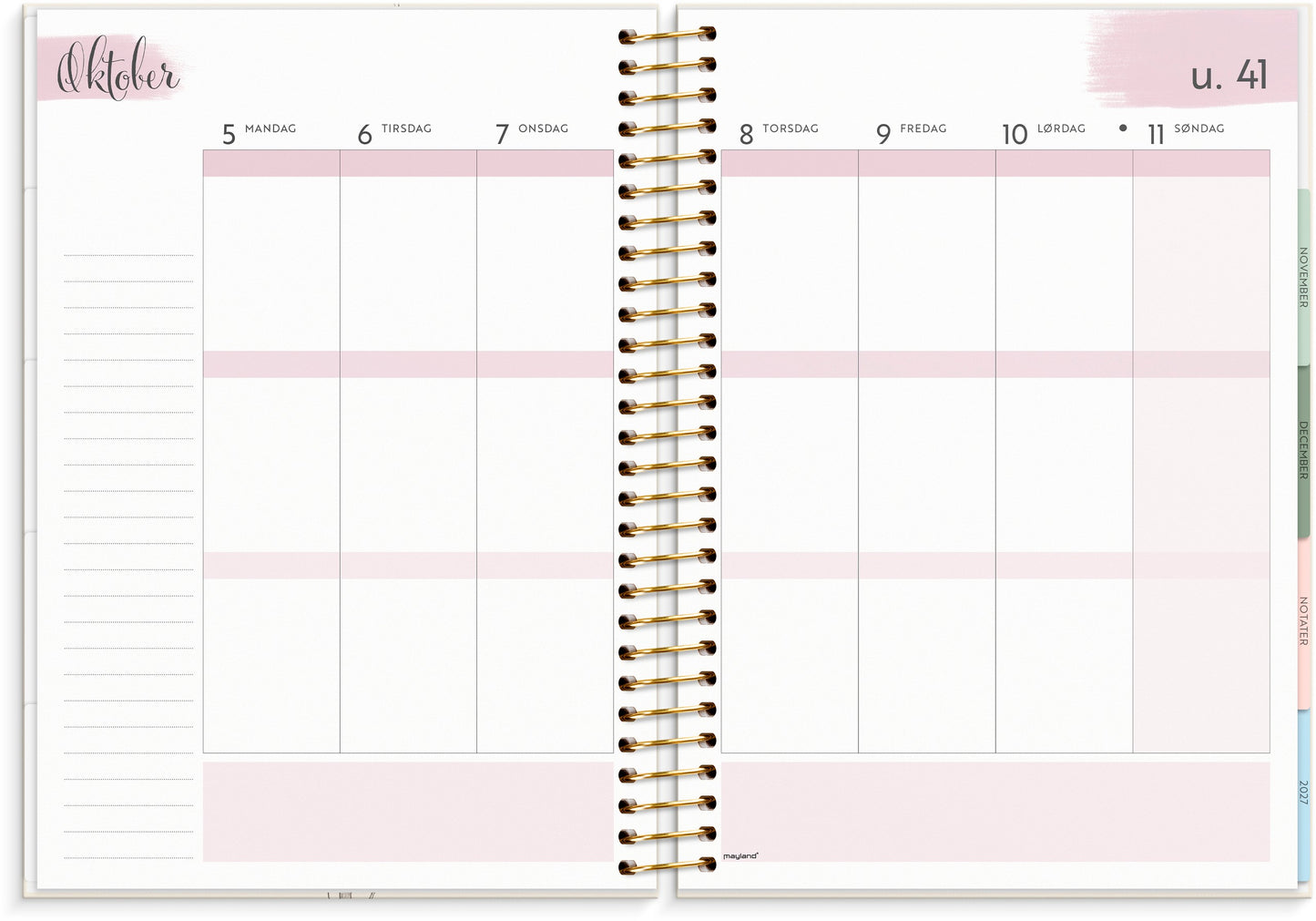 LIFE ORGANIZER UGEKALENDER 2026