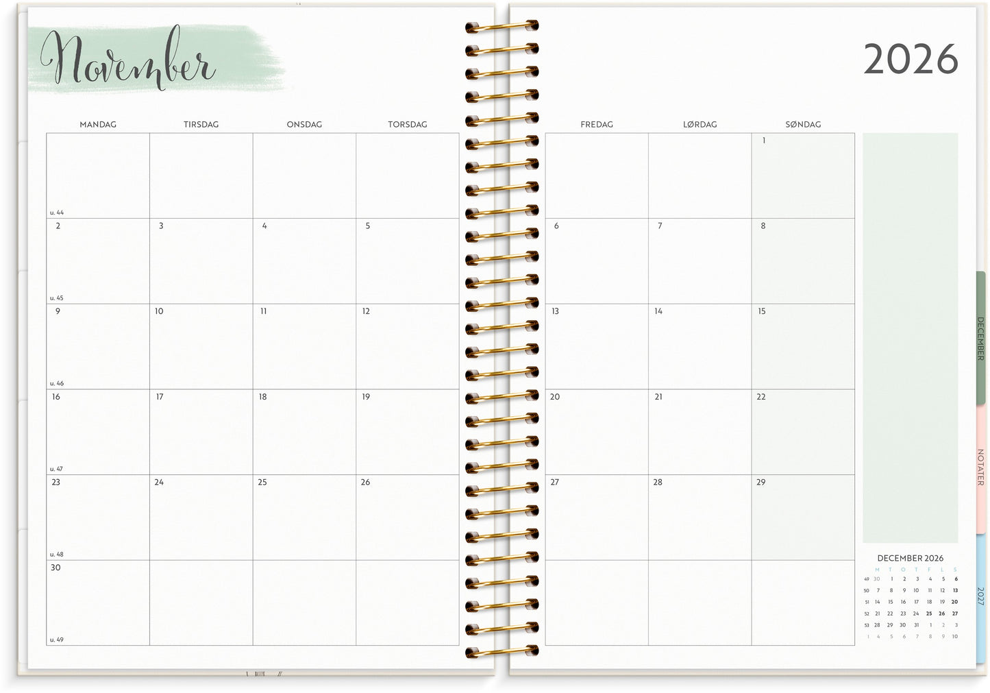 LIFE ORGANIZER UGEKALENDER 2026