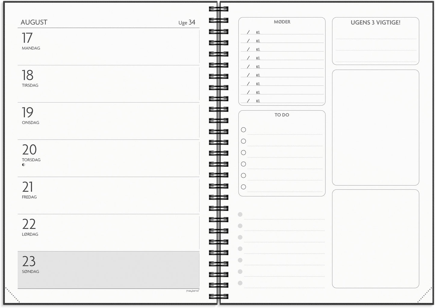 FÅ DET GJORT A5 UGEKALENDER 2026