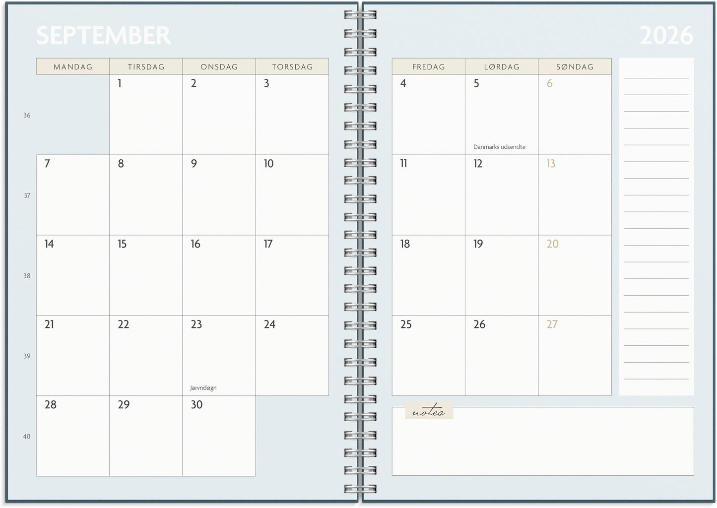 LIFE PLANNER TO DO A5 UGEKALENDER 2026