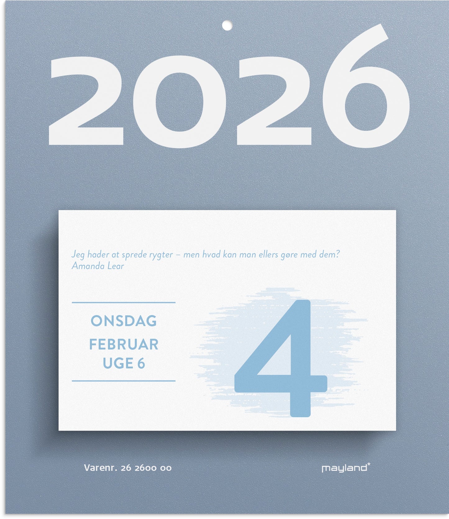 AFRIVNINGSKALENDER HUMØR 2026