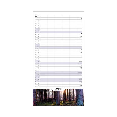 PLAKATFORLAGET FOTOFAMILIEKALENDER ÅRET RUNDT 2027