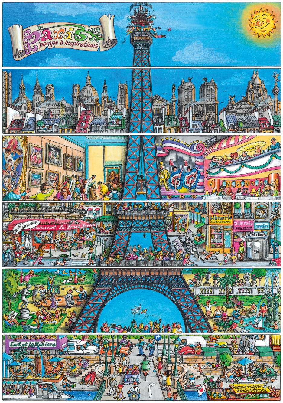 EIFFEL TOWER - DINO PUSLESPIL 500 BRIKKER
