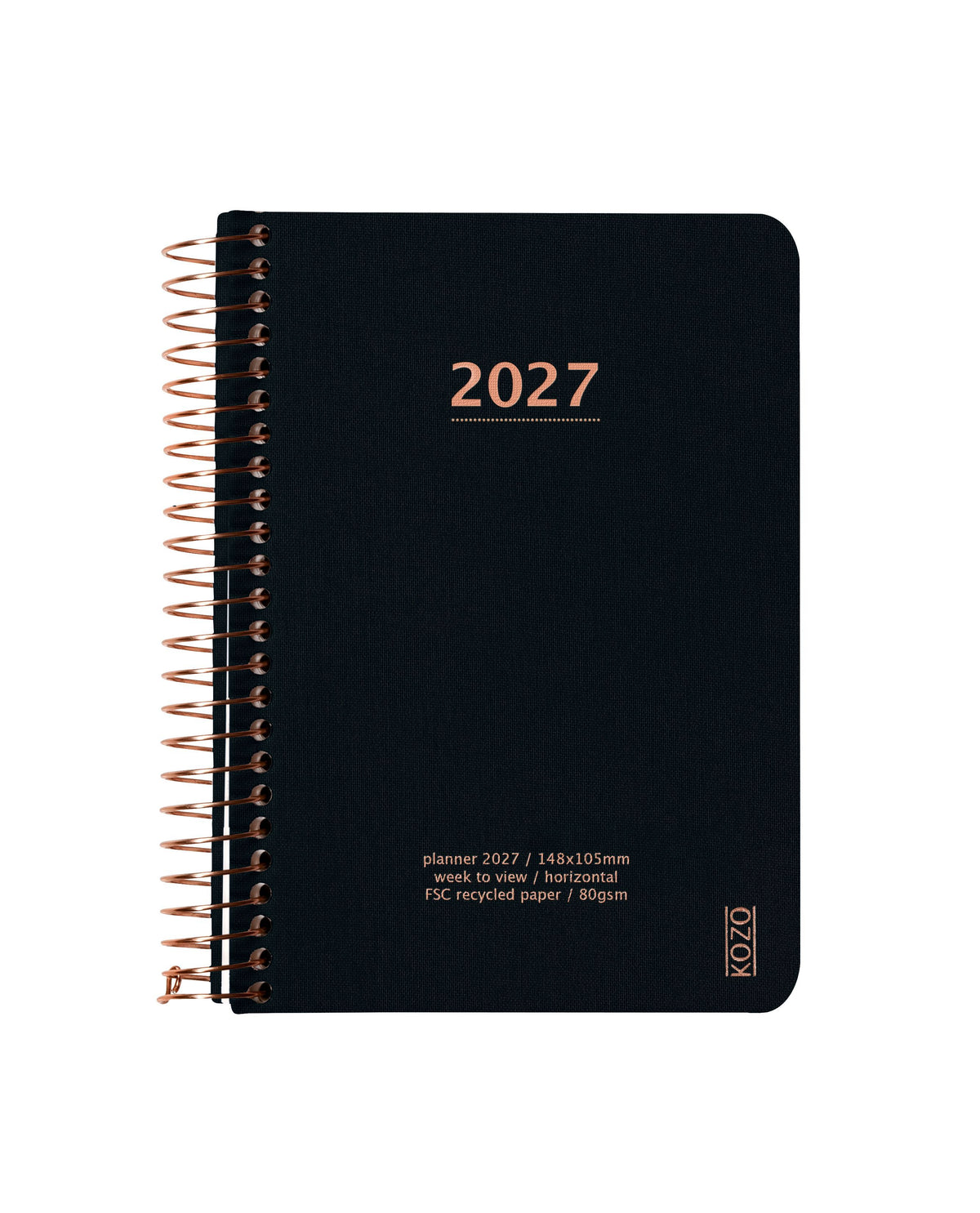 KOZO KALENDER A6 2027 UGE SORT