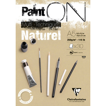 PAINT ON BLOK A5 NATUREL