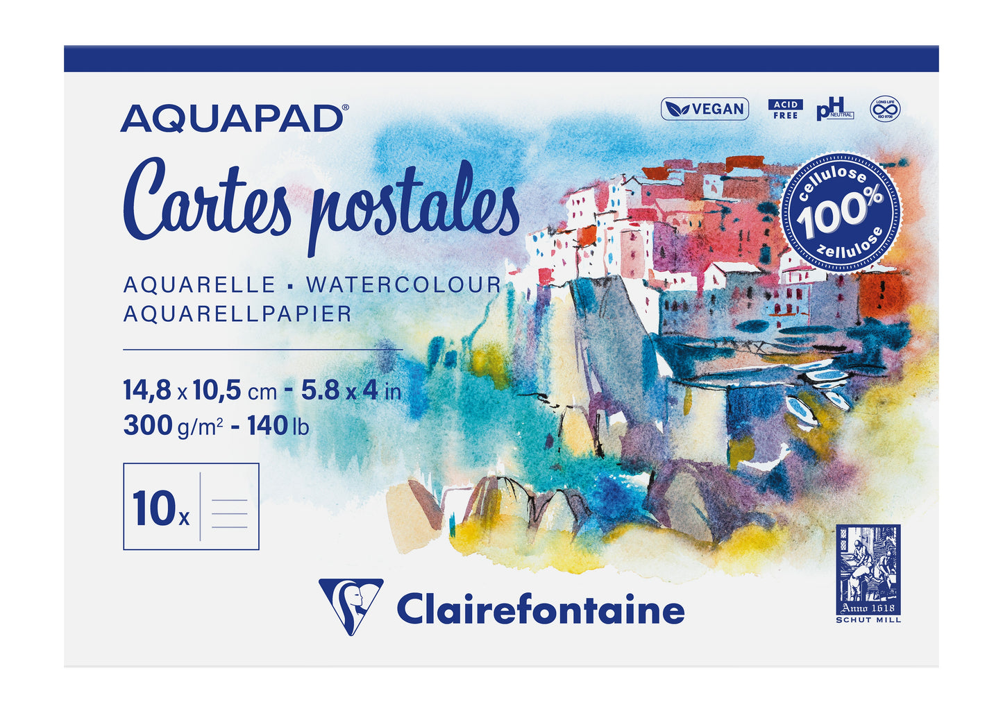 CF AQUAPAD POSTCARD 10,5X14,8 CM