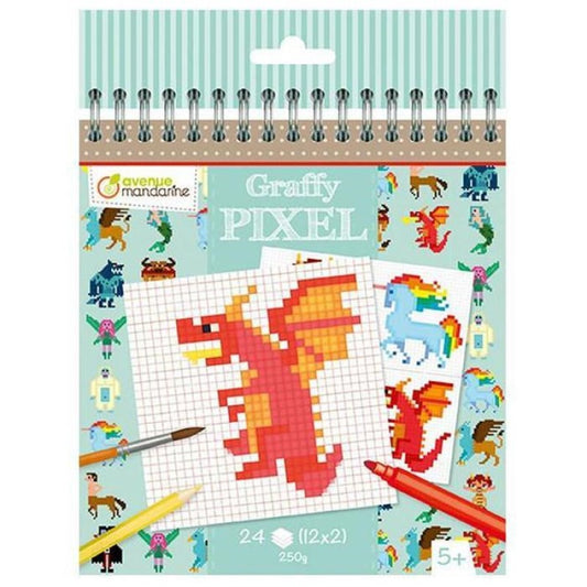 MALEBOG GRAFFY PIXEL FANTASTISKE SKABNINGER
