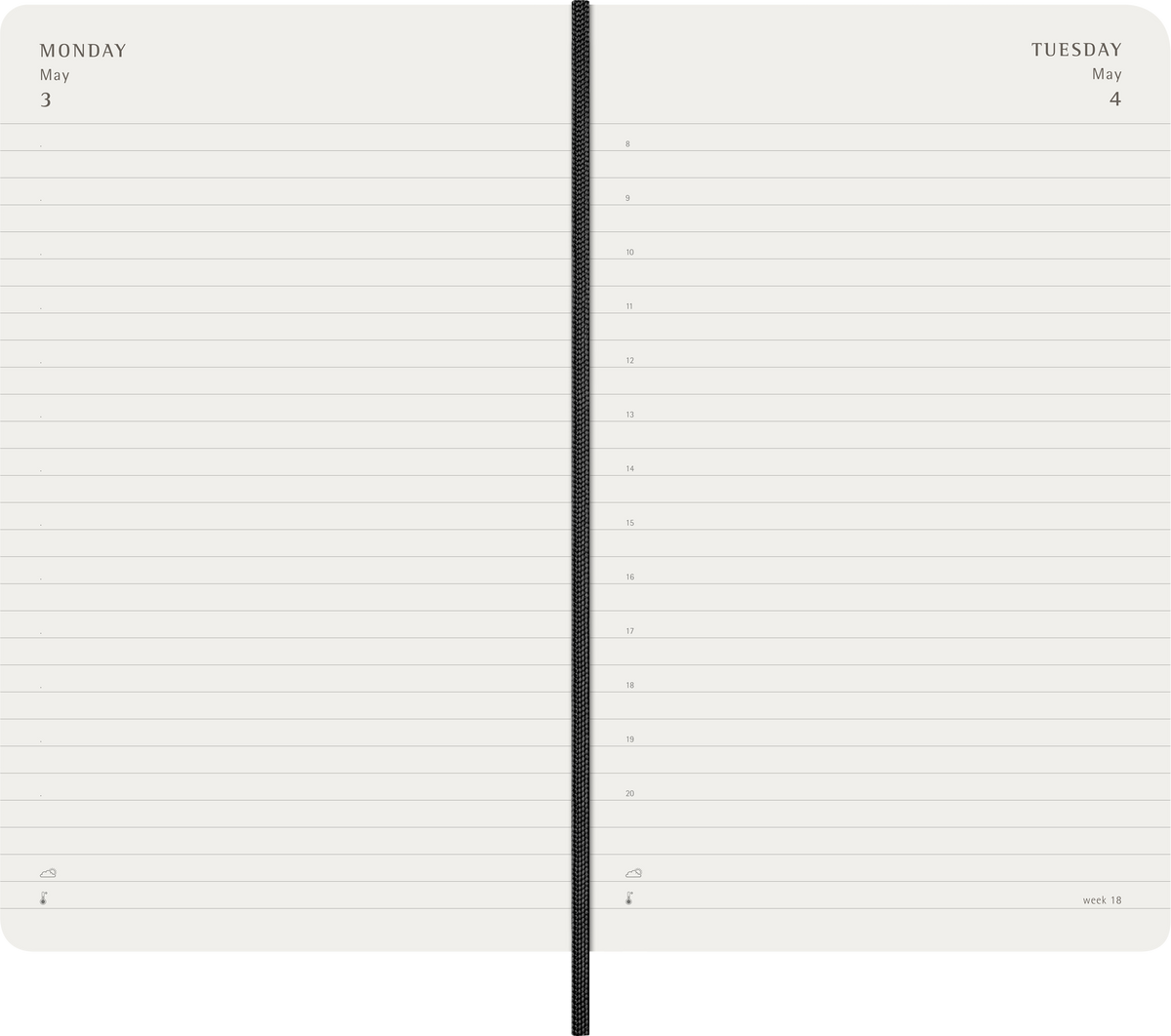 MOLESKINE CLASSIC SOFT 12M DAILY LARGE SORT 2027