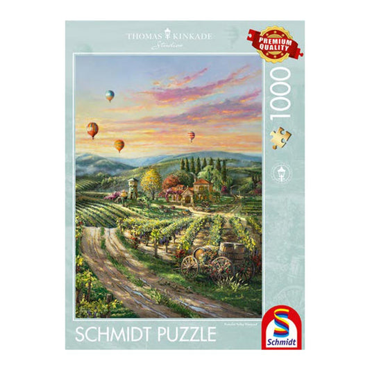 THOMAS KINKADE PEACEFULLY WINEYARD 1000 BRIKKER