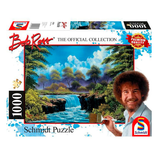 BOB ROSS WATERFALL IN THE GLADE 1000 BRIKKER