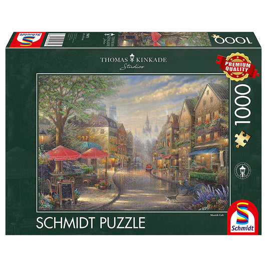 THOMAS KINKADE CAFE IN MÜNICH 1000 BRIKKER