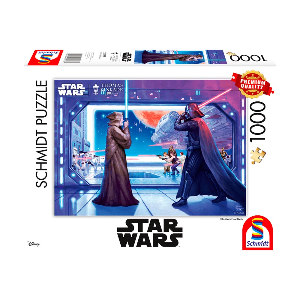 THOMAS KINKADE STAR WARS OBI WANS 1000 BRIKKER