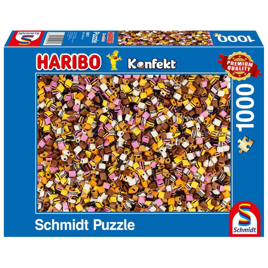 PUSLESPIL HARIBO LAKRIDSKONFEKT 1000 BRIKKER