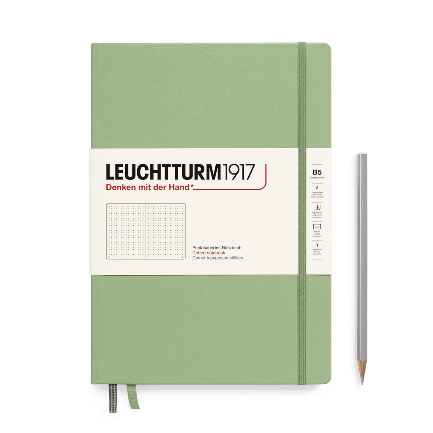 LEUCHTTURM1917 BULLETJOURNAL B5 SAGE