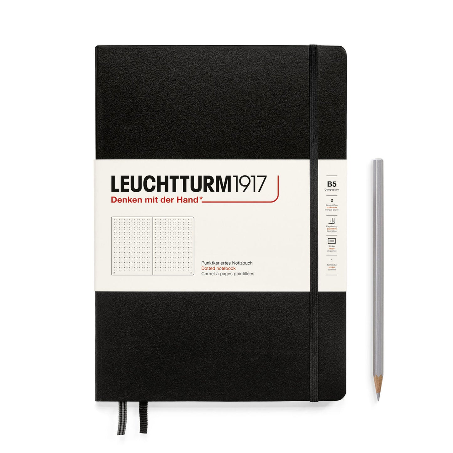 LEUCHTTURM1917 BULLETJOURNAL B5 BLACK