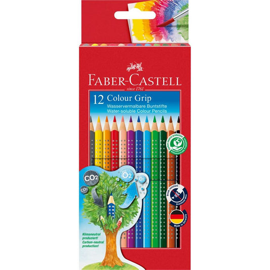 FARVEBLYANT GRIP FABER CASTELL 12 STK